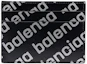 Buy Tarjetero Balenciaga Negro/Plateado con Estampado Total de Logo