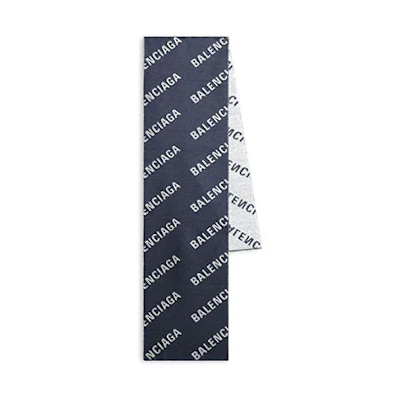 Balenciaga Allover Logo Scarf 685514420B84077