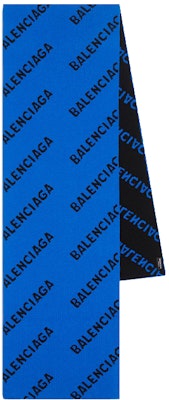 巴黎世家全覆盖标志围巾靛蓝色 659644T15673964 Order 巴黎世家全覆盖标志围巾靛蓝色 659644T15673964