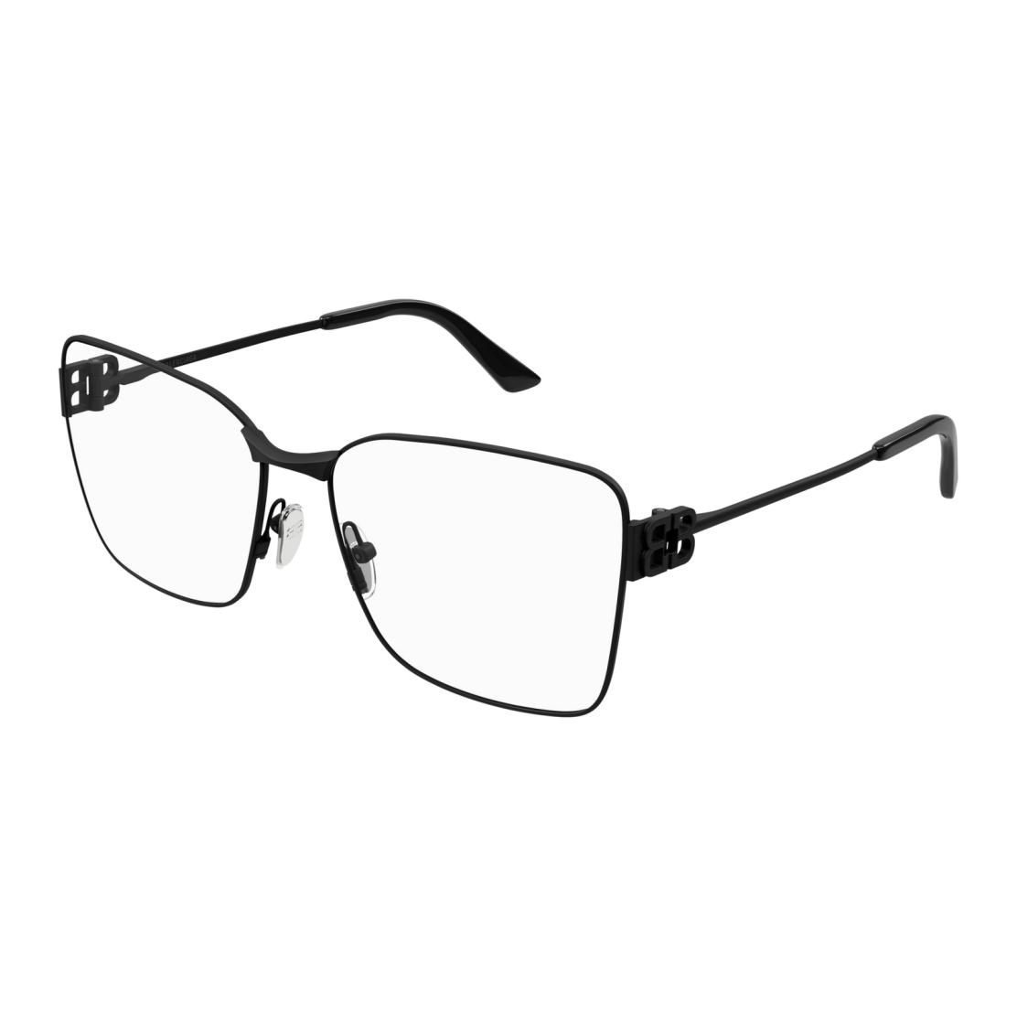 Balenciaga Alloy Square Optical Eyeglasses Black Unisex/Couple Design. BB0339O001