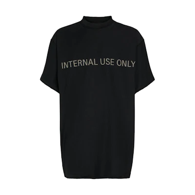 Balenciaga Alphabet Logo Crewneck T-Shirt Unisex Regular Fit Black. 787358TQVU21083