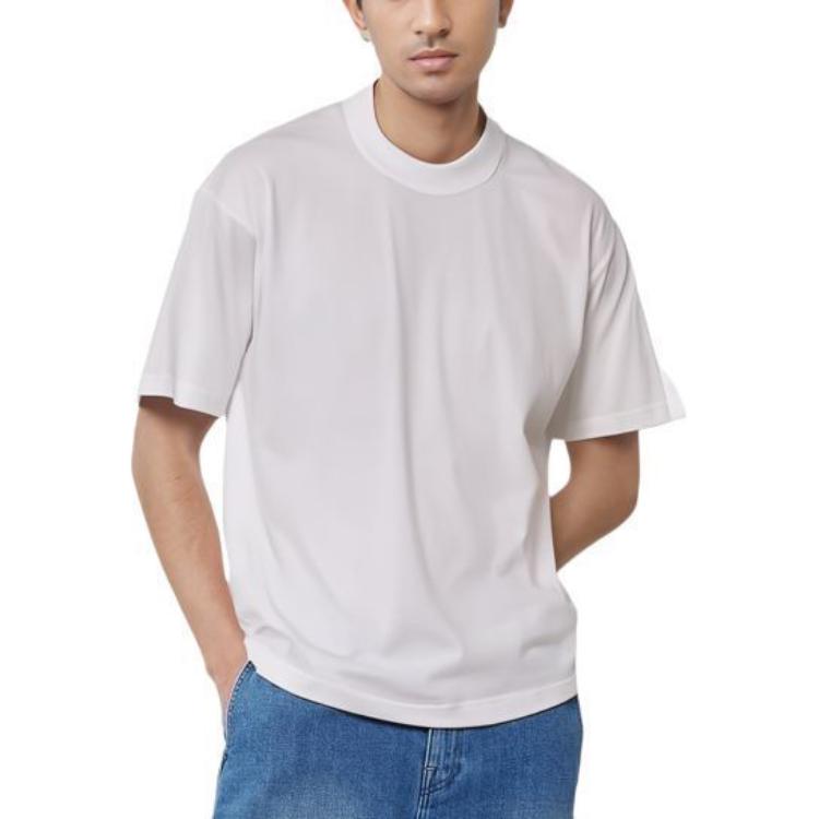 Balenciaga Alphabet Logo Print Unisex White Crewneck T-Shirt Regular Fit. 764235TPVU49601 圖 5