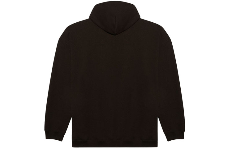 Balenciaga Alphabet Print Fleece Lined Hoodie Black for Men - Relaxed Fit 620973TIV801000 圖 3