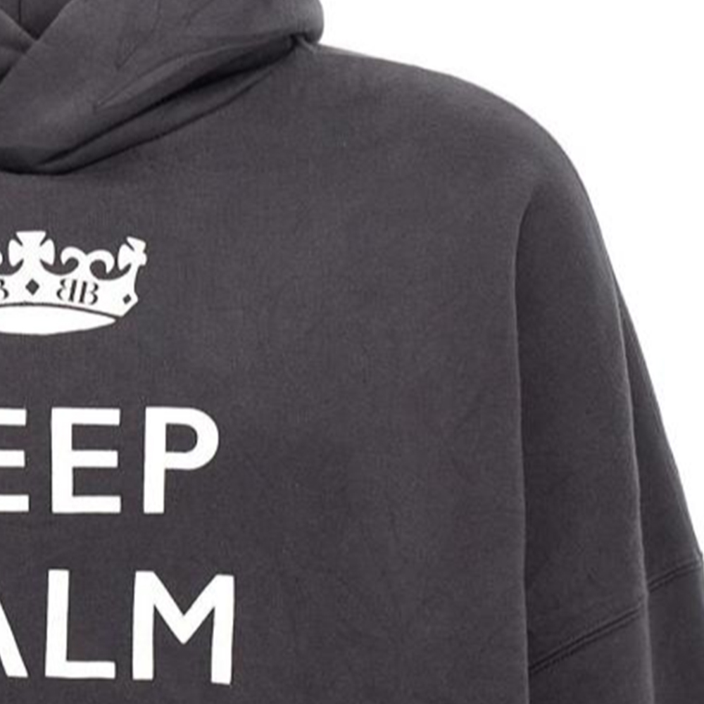 Details for Sudadera Balenciaga Estampado Alfabeto Corte Regular Gris. 803265TRVC59034