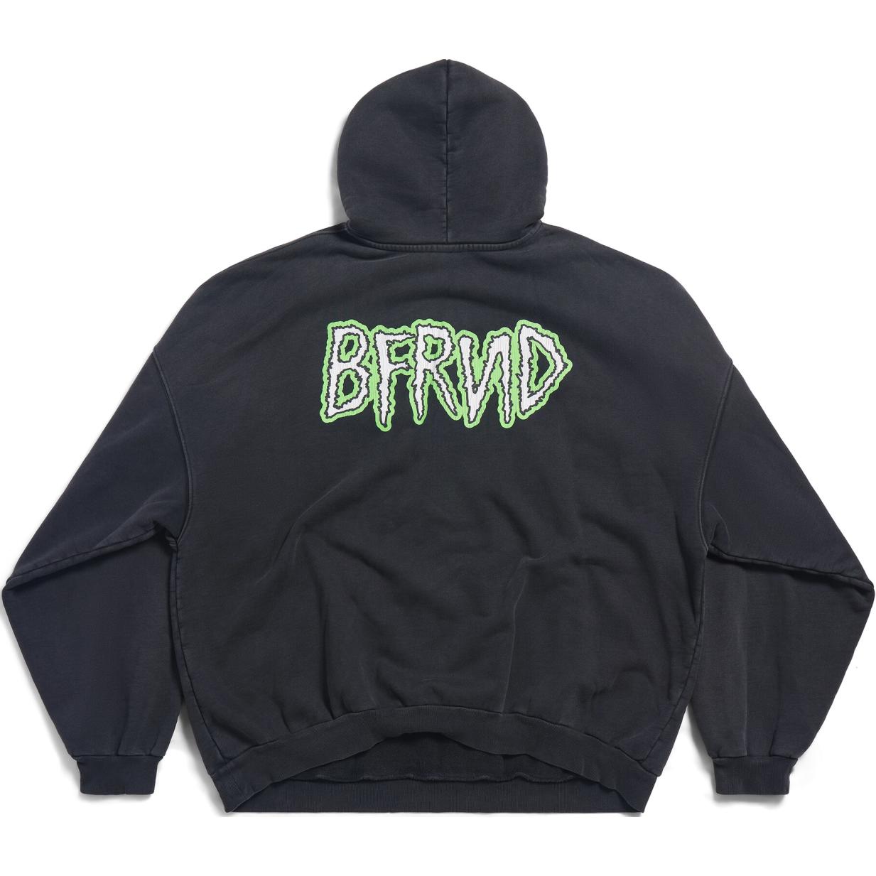 Balenciaga Alphabet Print Pullover Sweatshirt Unisex Black Regular Fit 739024TQVG71083 圖 3