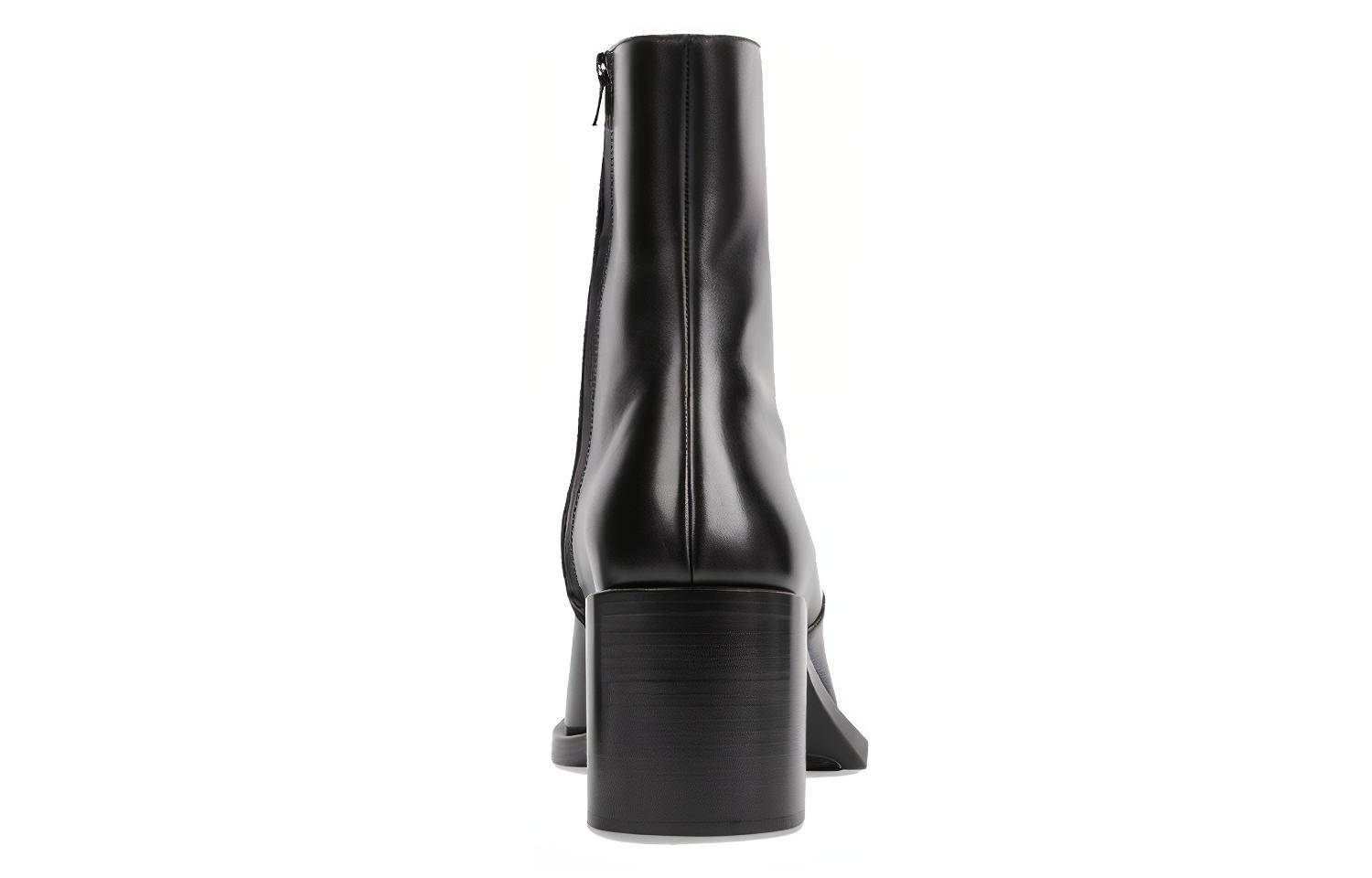 Shop Balenciaga Ankle Boots 'Smooth Calfskin Black' 653993WBBW11000