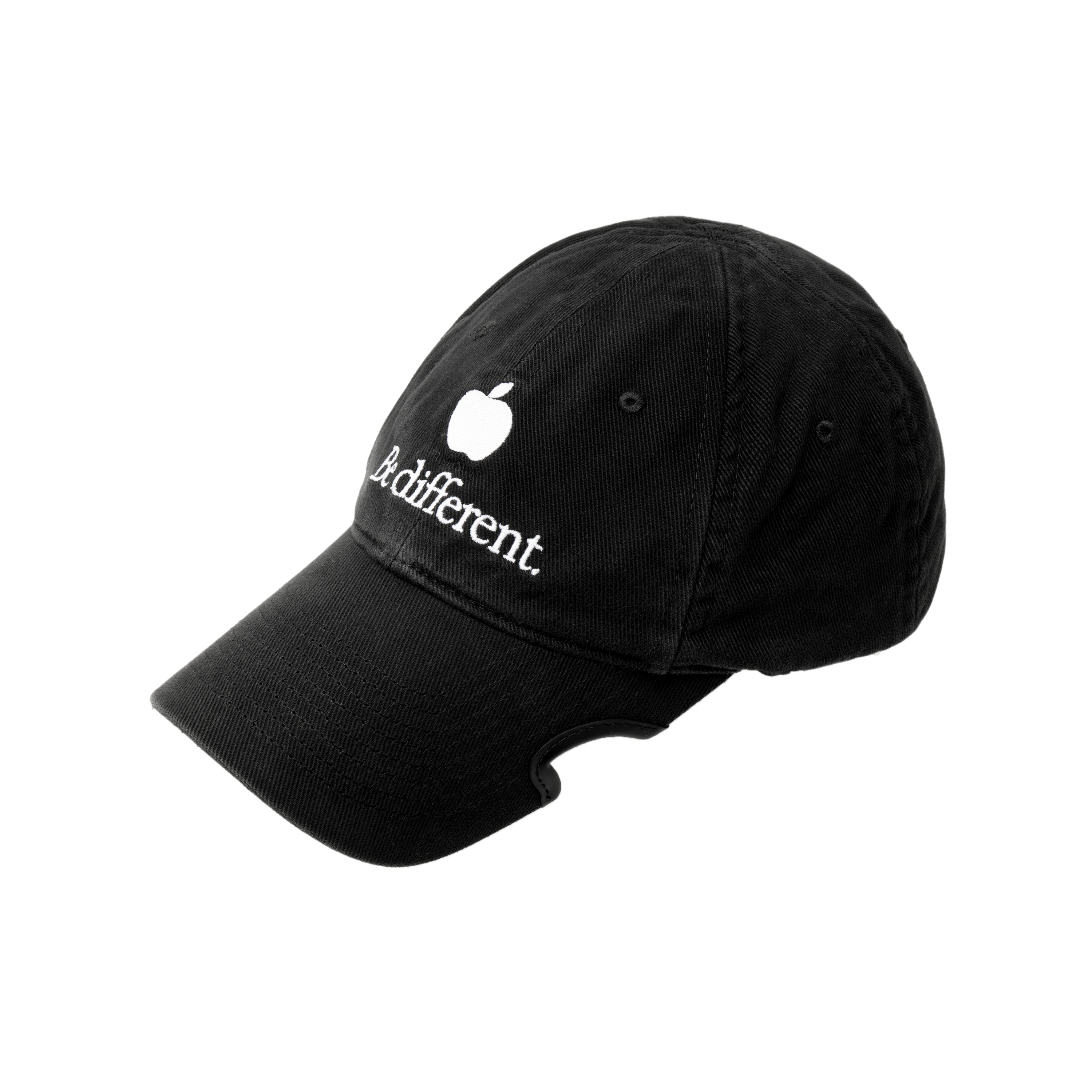 Order Balenciaga Apple Letter Embroidered Cotton Baseball Cap Unisex Black. 713931-410B2-1077