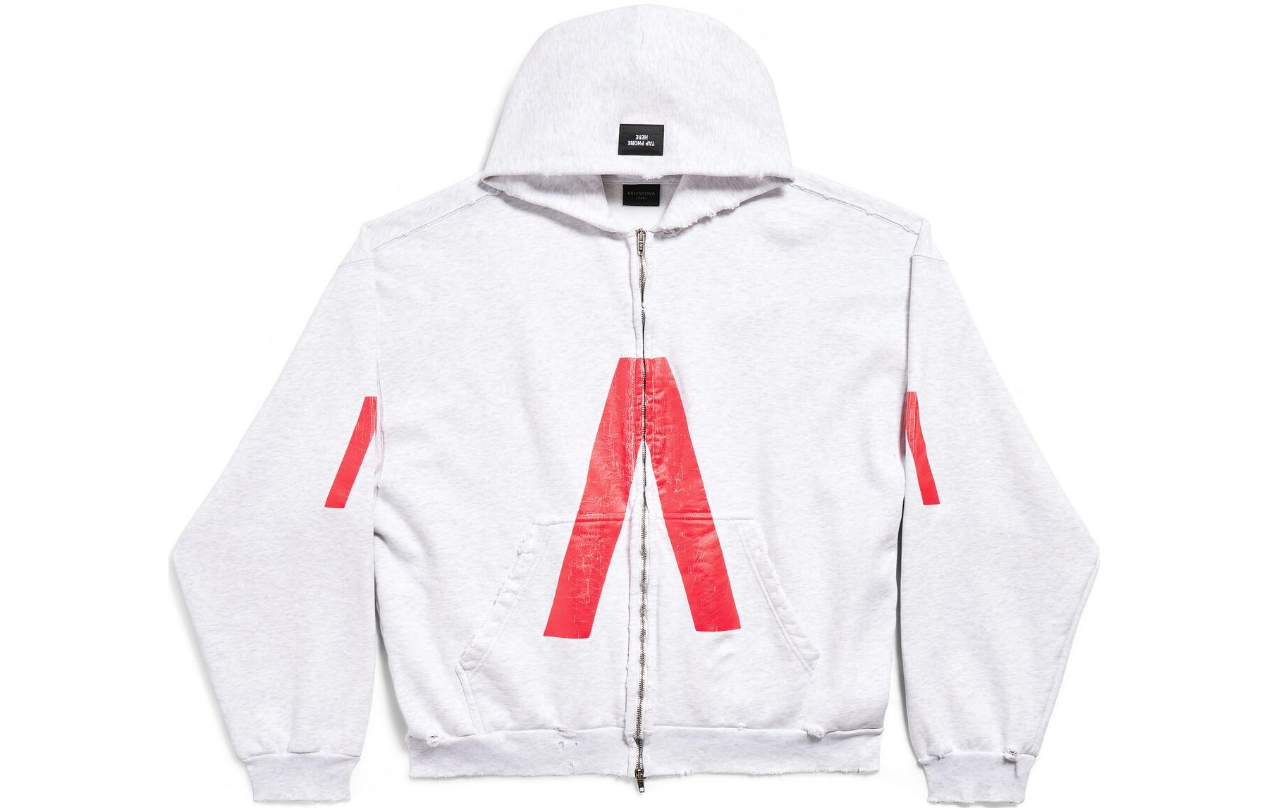 Balenciaga Apple Music Limited Collaboration Letter Print Hoodie Men. 744457TQVA61561