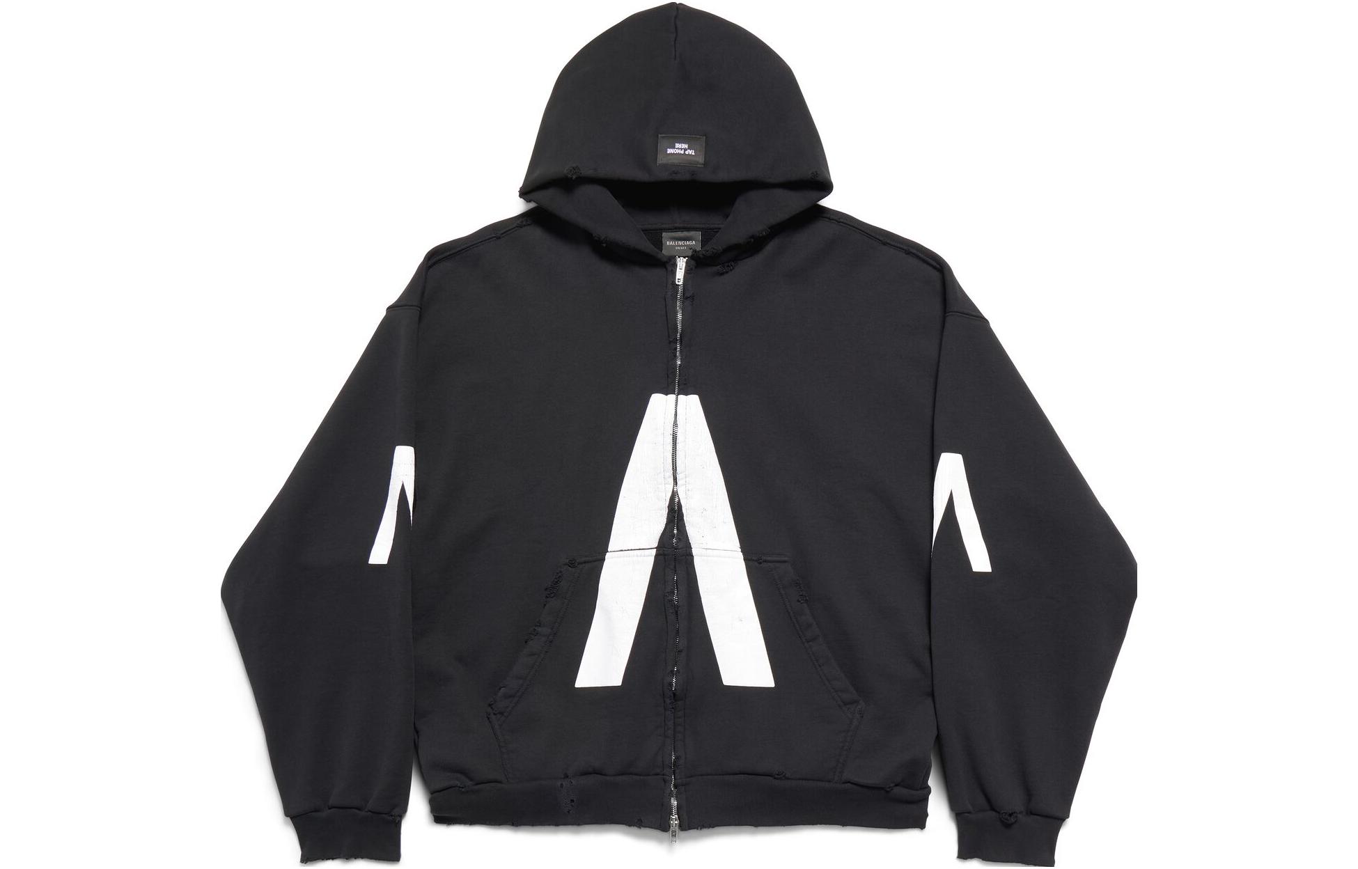 Order 巴黎世家Apple Music限定联名印花男款连帽衫 744457TQVA61561