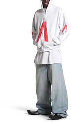 巴黎世家Apple Music限定联名印花男款连帽衫 744457TQVA61561 Cheap 巴黎世家Apple Music限定联名印花男款连帽衫 744457TQVA61561