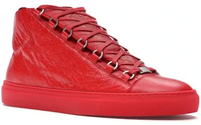 Balenciaga Arena High 'Red' 412381 WAY40 6212 Lookbook Balenciaga Arena High 'Red' 412381 WAY40 6212