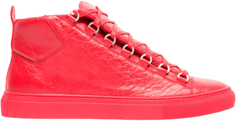 Balenciaga Arena High "Rouge Grenade" Sneakers 412381-WAY40-6302 Buy Balenciaga Arena High "Rouge Grenade" Sneakers 412381-WAY40-6302