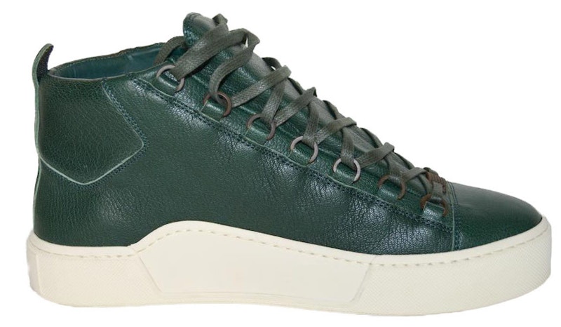 Balenciaga Arena Leather High 'Dark Green' 449678-WAYS0-3231