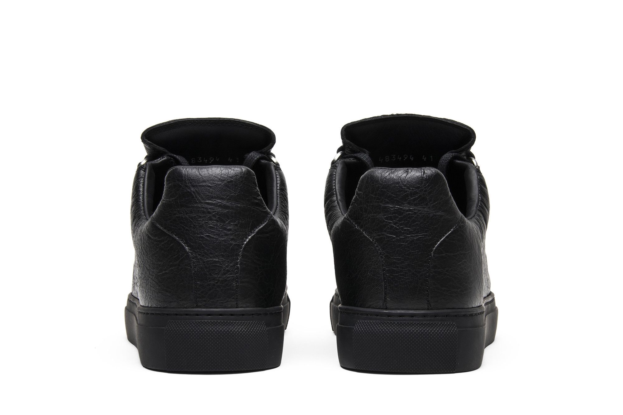 Details for Balenciaga Arena Low ''Nero'' 483494-WAY40-1000