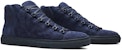 Balenciaga Arena Velvet Tinggi 'Biru' 412381-WAZH0-4102