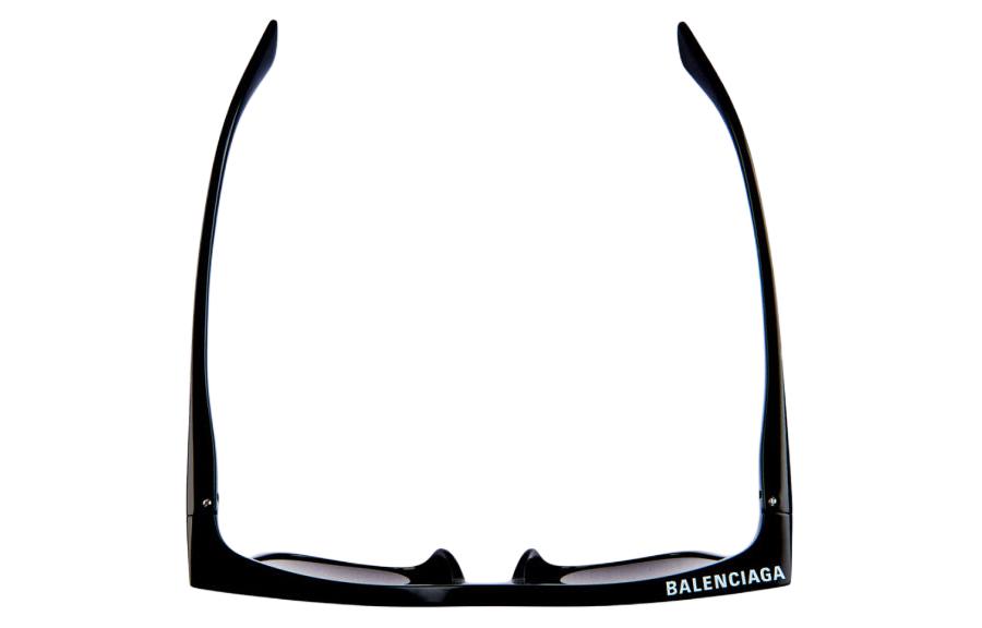 Balenciaga Asymmetric Letter Logo Sunglasses Unisex Couple Style - Black. 2650375 圖 6
