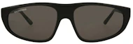 Order Kacamata Hitam Aviator Balenciaga Berkilau/Hitam (BB0098S-30008870-001)