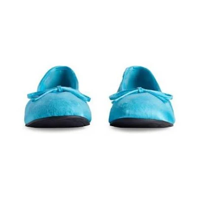 Balenciaga Leopold Ballerina Shoes 'Turquoise'
