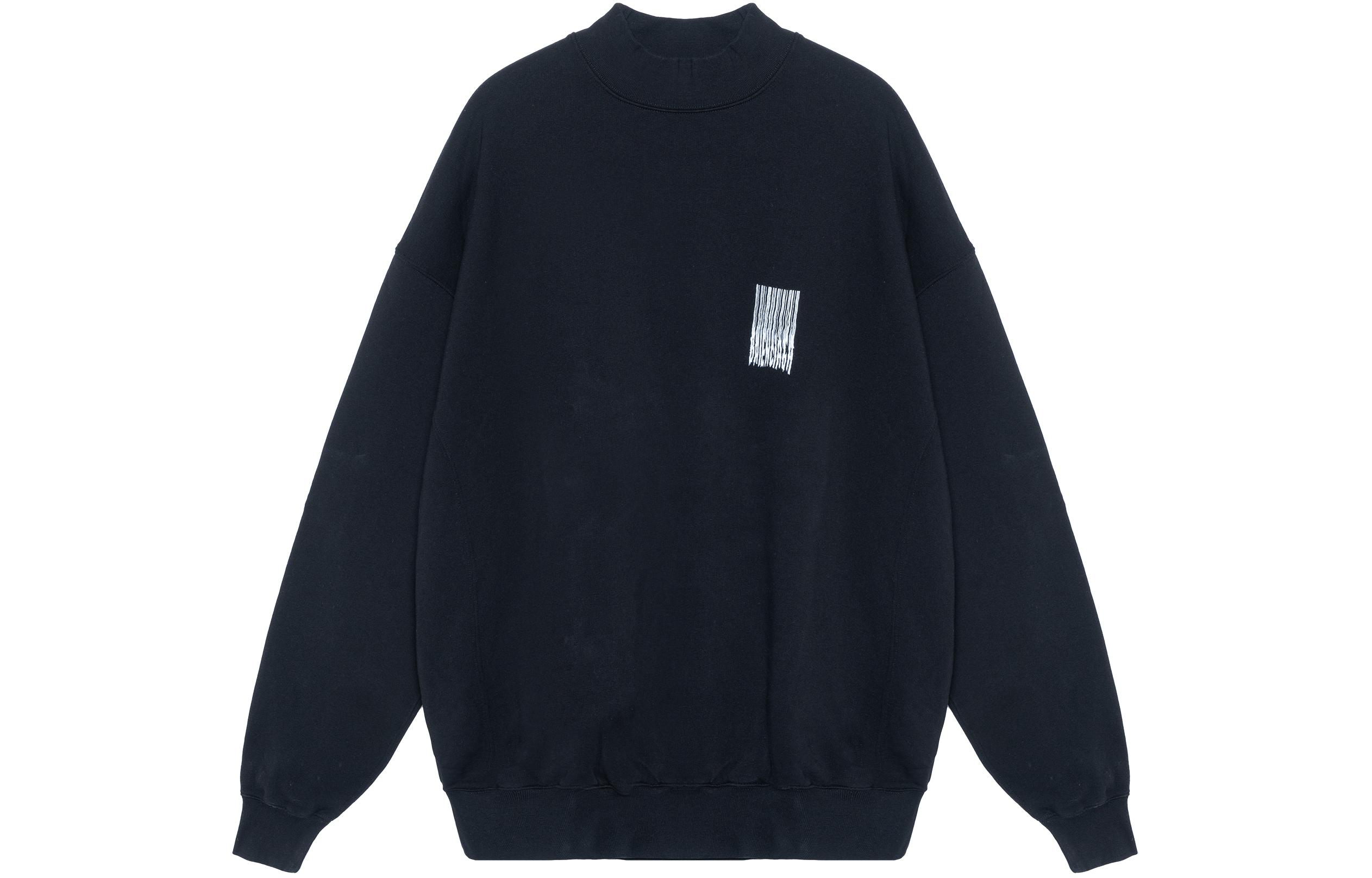 Buy Balenciaga Barcode Logo Hitam Sweatshirt Oversize Unisex Lengan Panjang. 652981TKVE61070