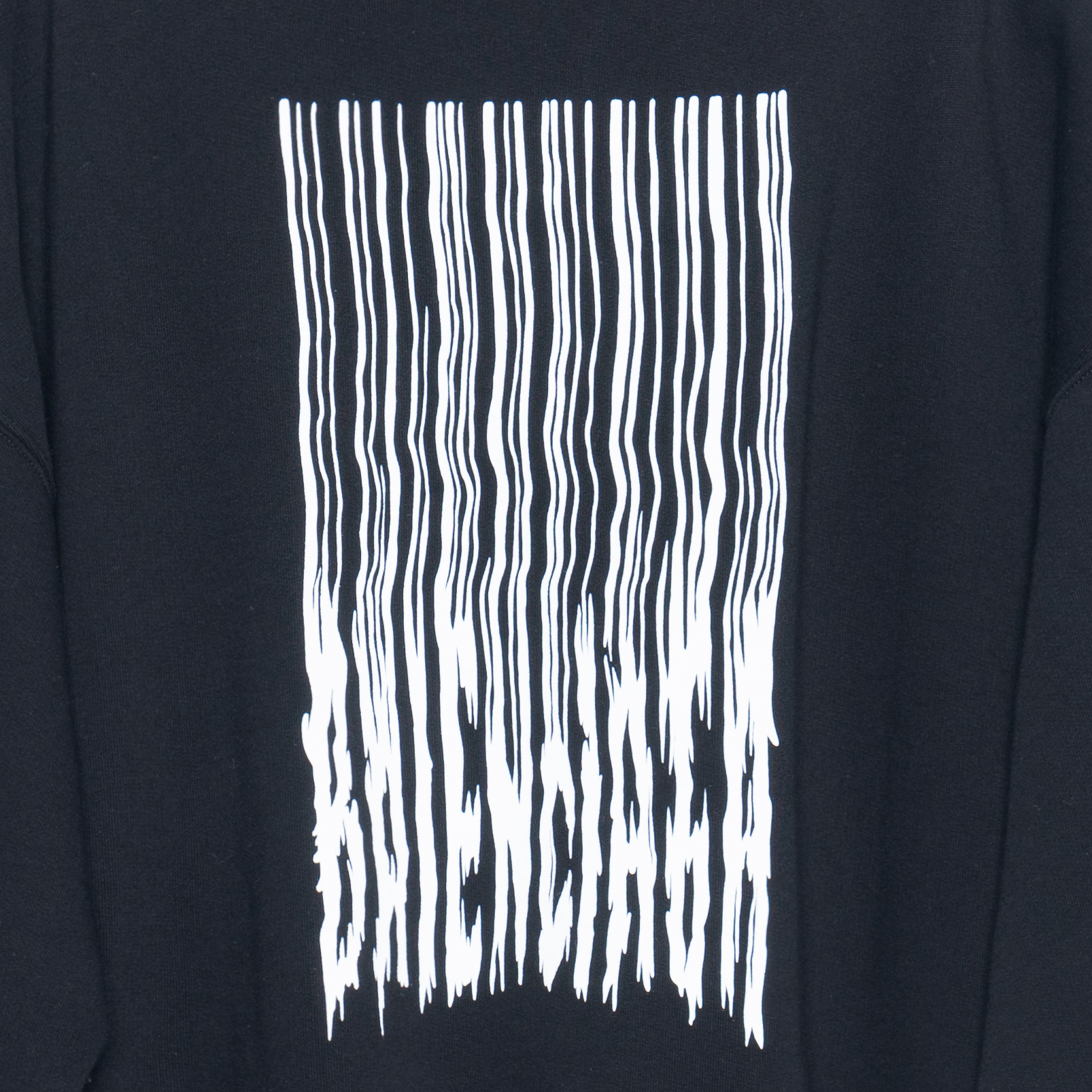 Purchase Balenciaga Barcode Logo Hitam Sweatshirt Oversize Unisex Lengan Panjang. 652981TKVE61070