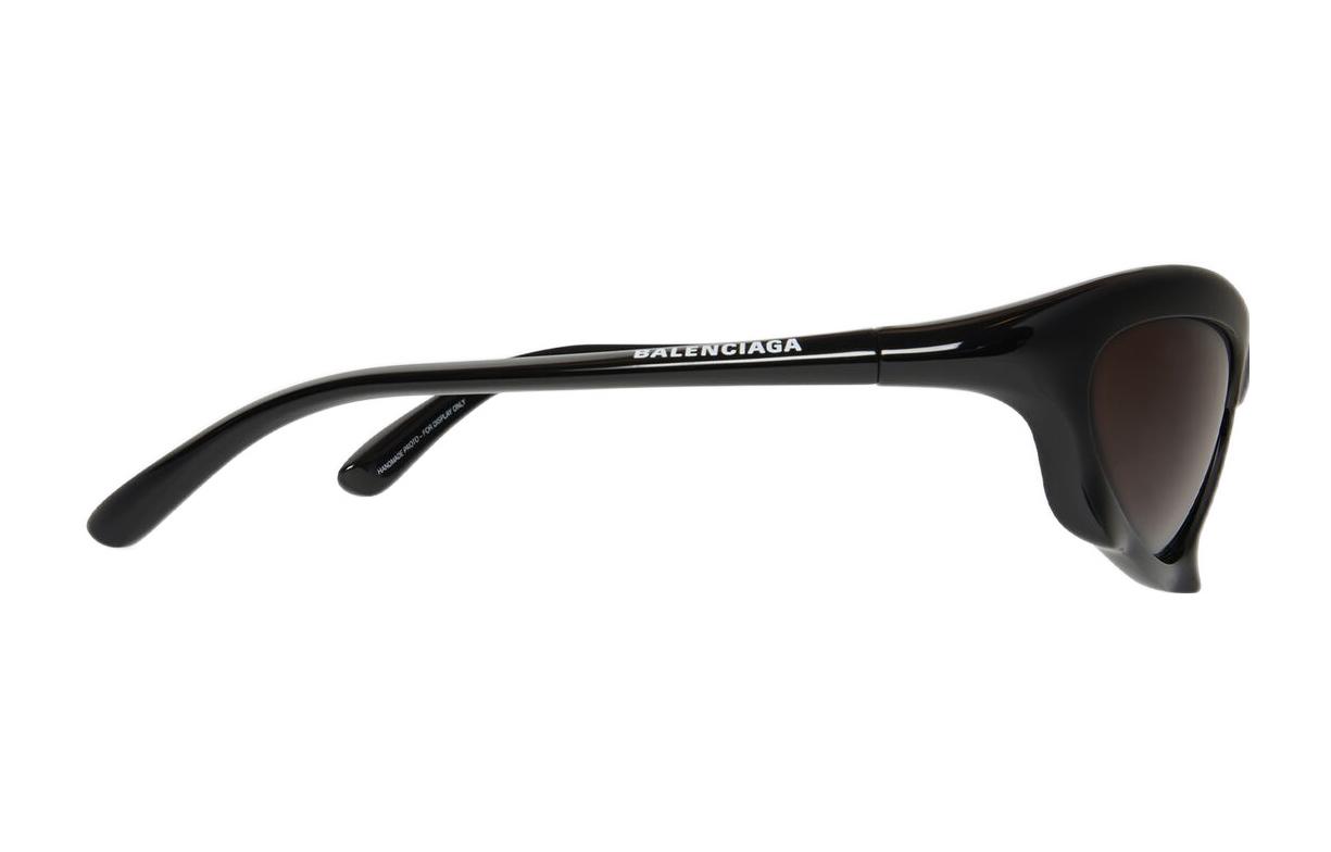 Balenciaga Bat Rectangle Irregular Sunglasses Black  Fashion Eyewear. 699455T00071000 圖 6
