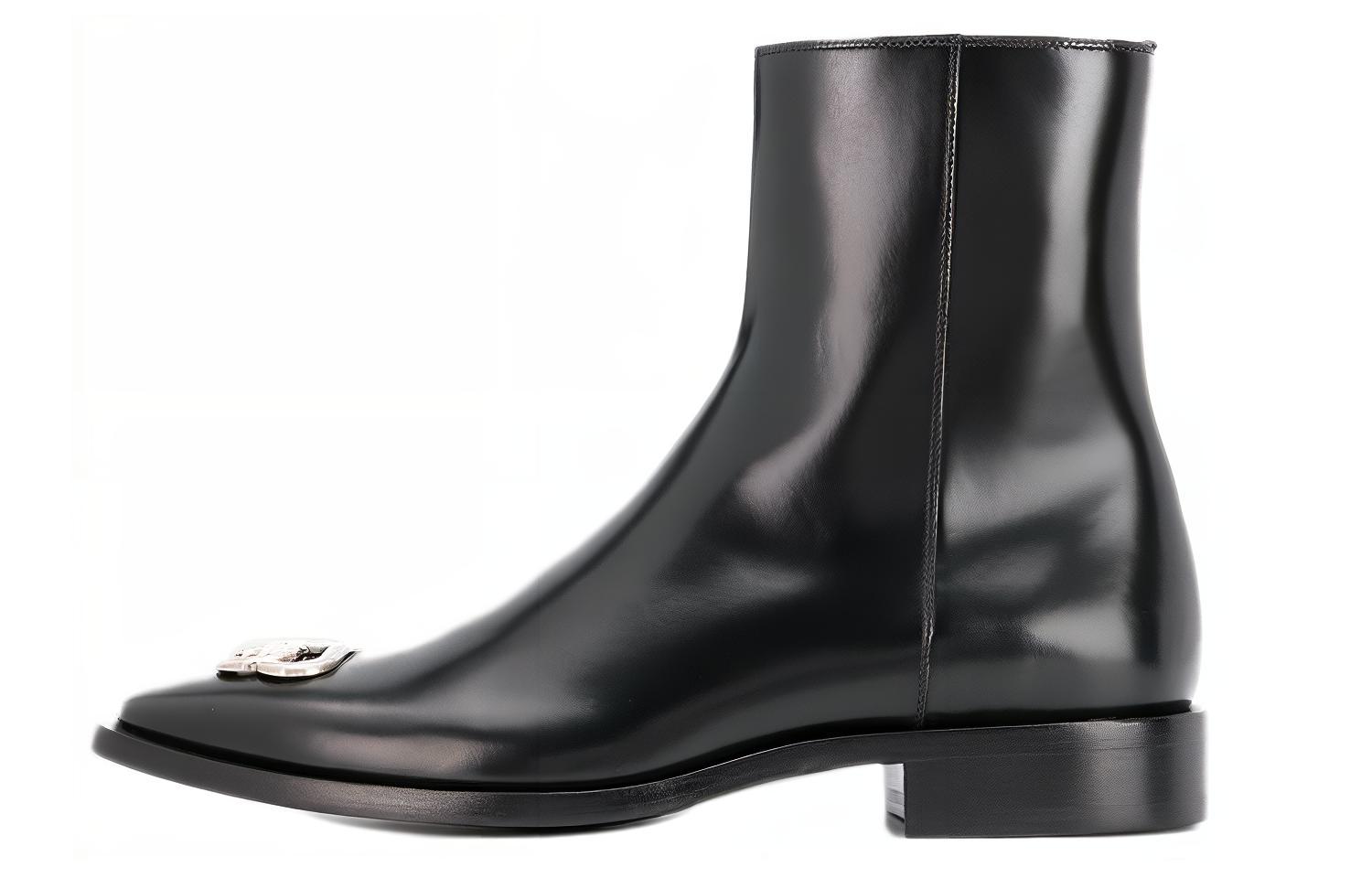 Balenciaga BB Ankle Boots 'Retro Fashion Black' 579665WA8E11081