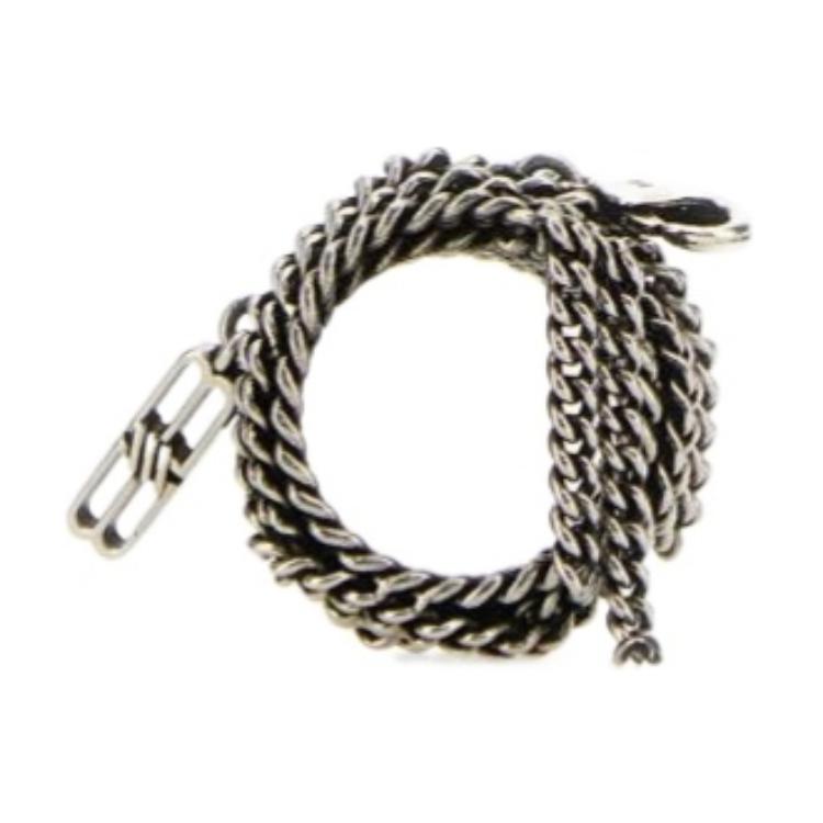 Order Cincin Lelaki Balenciaga BB Icon Reka Bentuk Rantai Perak. 786812TZ99I0911