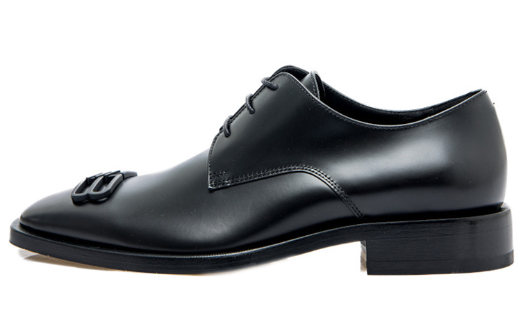 Balenciaga BB Icon Derby Shoes 'Black' 712642WA8E31000