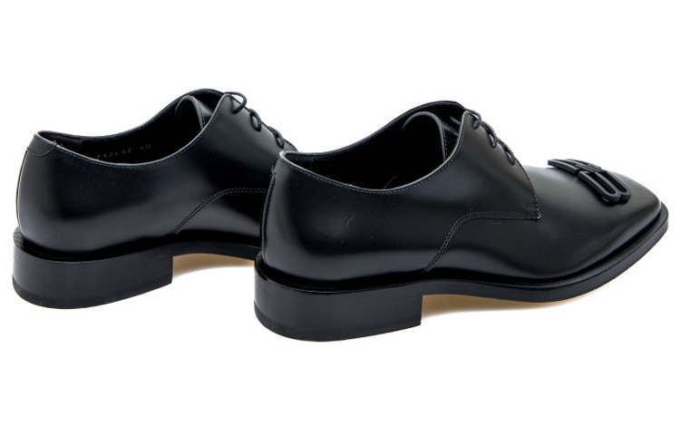 Shop Chaussures Derby Balenciaga BB Icon ''Noir'' 712642WA8E31000