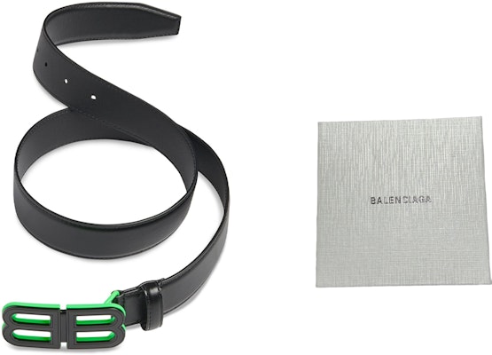 Balenciaga BB Logo Tali Pinggang Kulit Hitam Lelaki Lebar 3.3cm. 674171210NP1063 Lookbook Balenciaga BB Logo Tali Pinggang Kulit Hitam Lelaki Lebar 3.3cm. 674171210NP1063