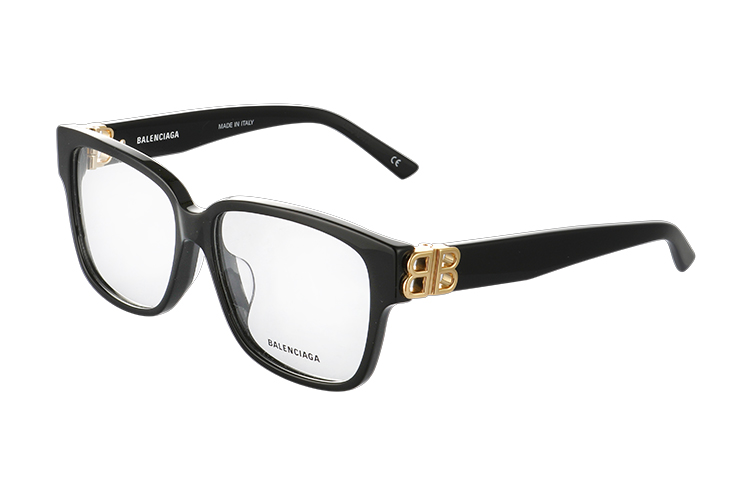 Balenciaga BB Logo Square Optical Glasses Unisex Couples Eyewear (Prescription Ready). BB0104O