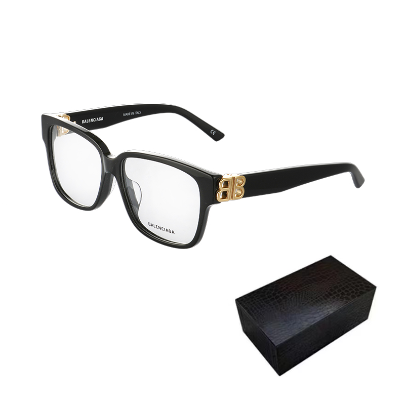 Balenciaga BB Logo Square Optical Glasses Unisex Couples Eyewear (Prescription Ready). BB0104O 圖 12