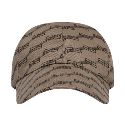 Balenciaga BB Monogram Cotton Twill Baseball Cap Unisex 704104410B29764