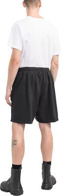 Balenciaga BB Paris Icon SS22 Black Elastic Waist Casual Shorts for Men. 676137TMVG69034 Shop Balenciaga BB Paris Icon SS22 Black Elastic Waist Casual Shorts for Men. 676137TMVG69034