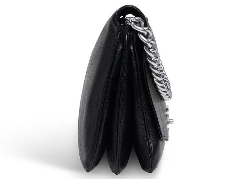 Order 巴黎世家BB軟面大號翻蓋包黑色