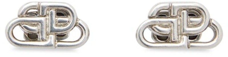 Balenciaga BB XS Stud Earrings Silver Balenciaga BB XS Stud Earrings Silver
