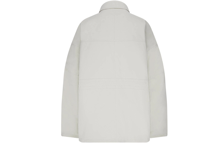 Balenciaga Beige Solid Zip-Up Jacket Regular Fit 663039TKO319710 圖 3