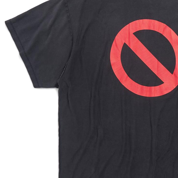 Balenciaga BFRND Logo Print Oversized Unisex Black T-Shirt. 787358TQVG81083 圖 5