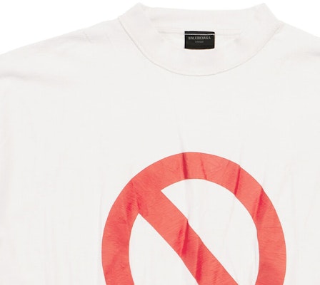 Balenciaga BFRND Logo Oversized Camiseta Unisex Blanca. 787358TQVG89016 Shop Balenciaga BFRND Logo Oversized Camiseta Unisex Blanca. 787358TQVG89016