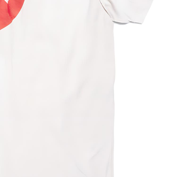 Cheap Balenciaga BFRND Logo Oversized Camiseta Unisex Blanca. 787358TQVG89016