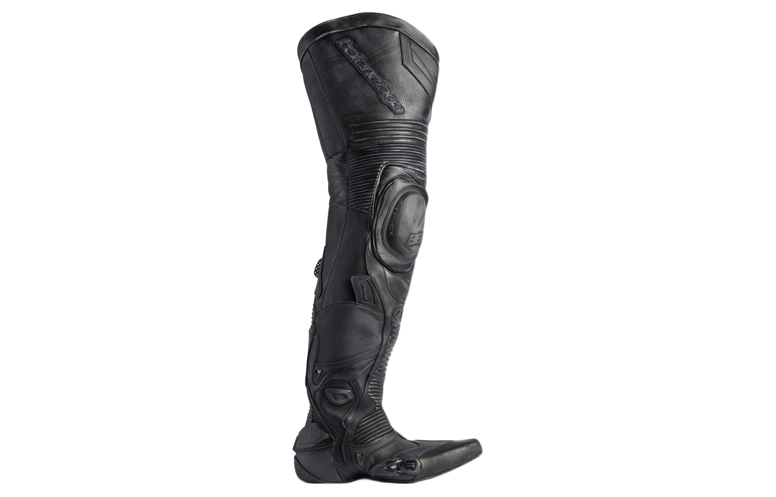 Order Balenciaga Biker Over-the-knee Boots 'Black' 771185WB6A21000