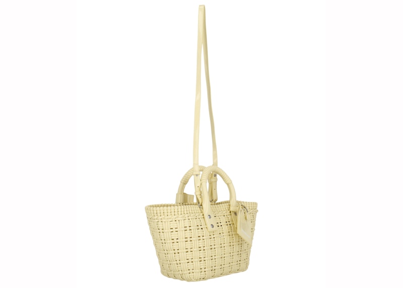 Shop 巴黎世家Bistro小号黄色手提篮包