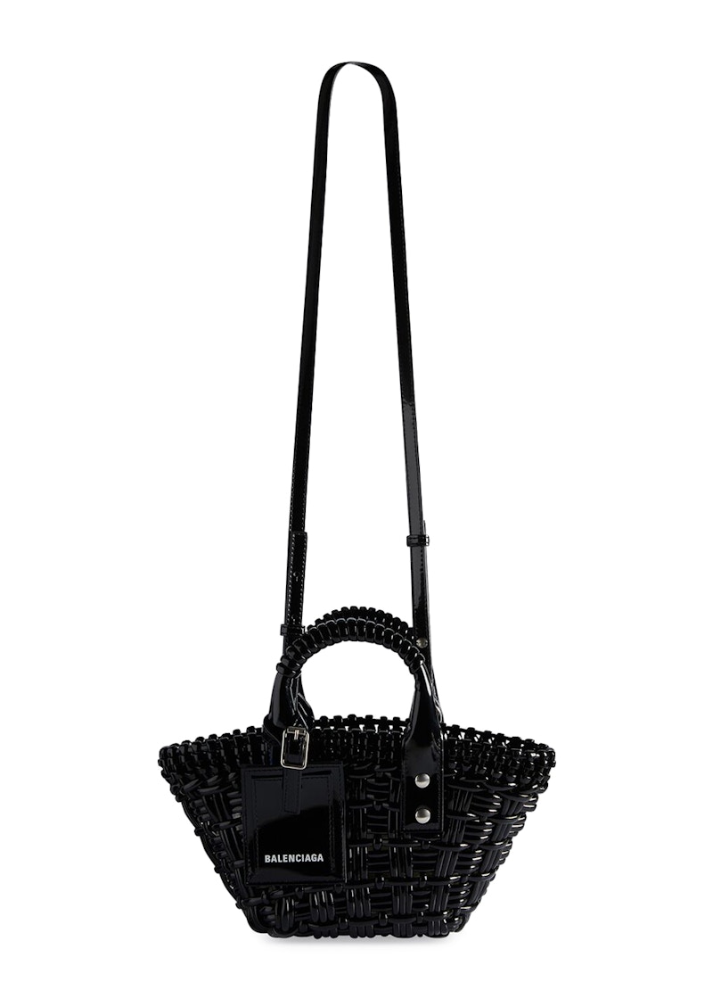 Order 발렌시아가 비스트로 XXS 블랙 탑 핸들 백 
