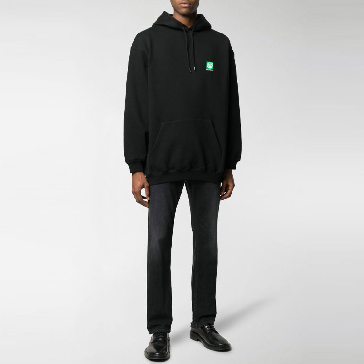 Balenciaga Black Alphabet Print Hoodie Regular Fit Sweater 570811THV641000 圖 6