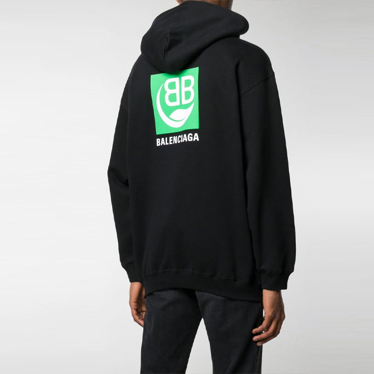 Balenciaga Black Alphabet Print Hoodie Regular Fit Sweater 570811THV641000 圖 7