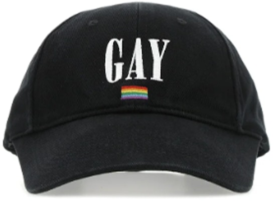 Balenciaga Black Baseball Cap with Letter Logo Design 670811410B21000 Buy Balenciaga Black Baseball Cap with Letter Logo Design 670811410B21000