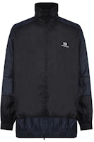Balenciaga Black Blue Patchwork Nylon Windbreaker 623019TIO544100 Balenciaga Black Blue Patchwork Nylon Windbreaker 623019TIO544100