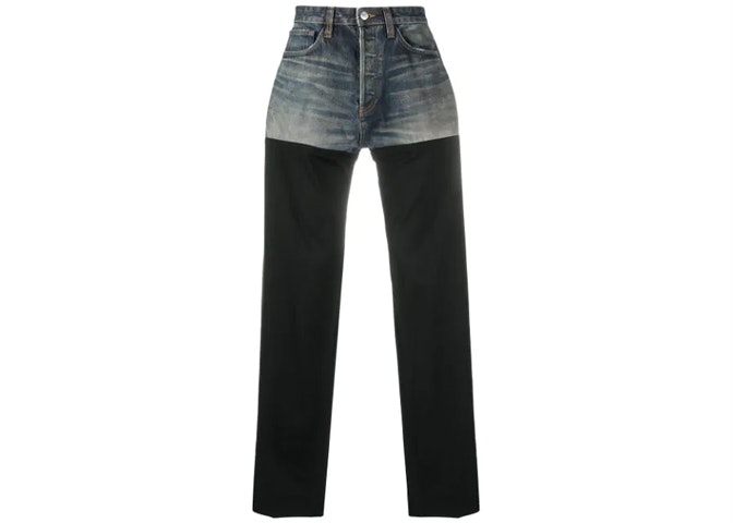 balenciaga-black-button-straight-patchwork-jeans-641460-tdw-148841
