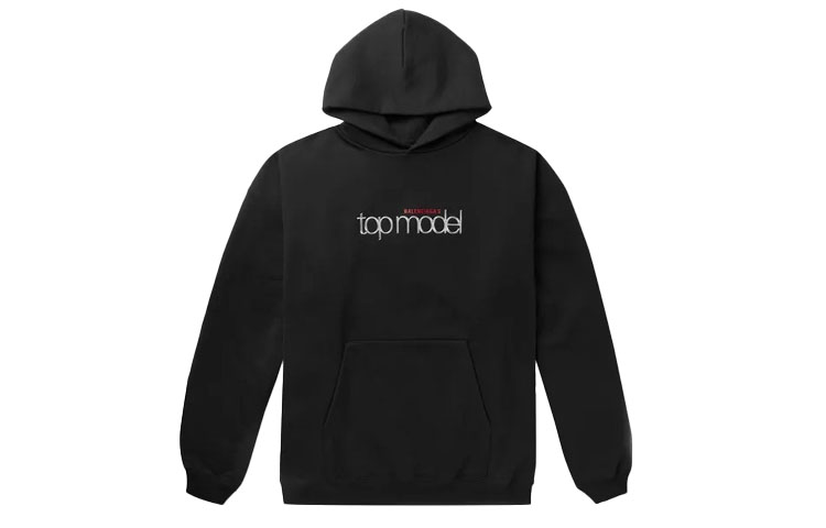 Balenciaga Black Casual Sports Sweatshirt 620973TIV831000