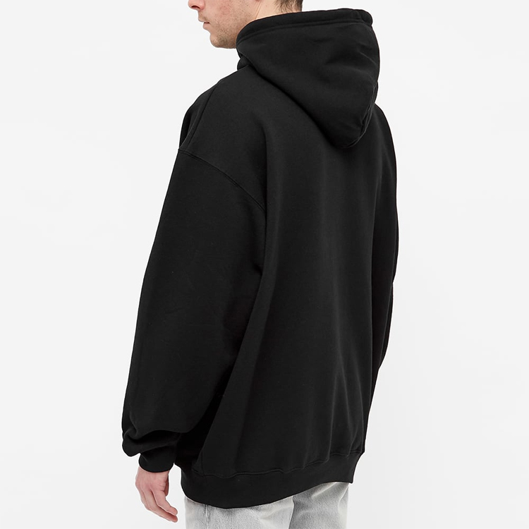 Balenciaga Black Colorblock Logo Print Hoodie 570811TJVI62771 圖 5